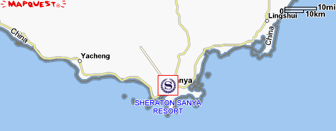 Sheraton Sanya Resort Map