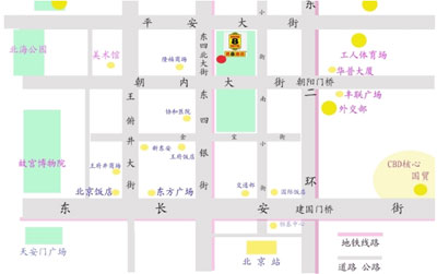 Super 8 Hotel--Beijing Dong Si Branch, Beijing Map