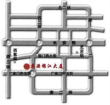 Suyuan Phoenix Hotel, Beijing Map