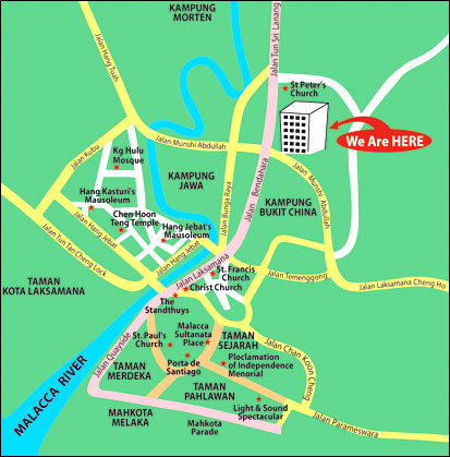 The City Bayview Hotel Map