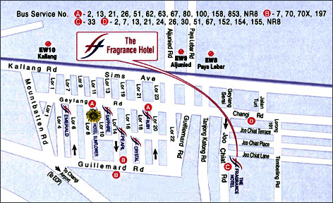 The Fragrance Hotel Map