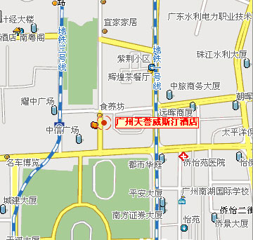The Westin Guangzhou Map