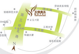 Tianyuan Huida Hotel Map