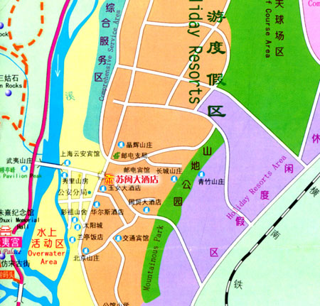 WuYiShan Su Min Hotel Map
