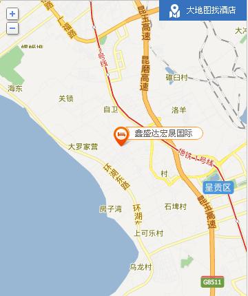 XIN SHENG DA HONG SHENG INTERNATIONAL HOTEL Map