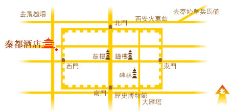 Xian Dynasty Hotel Map