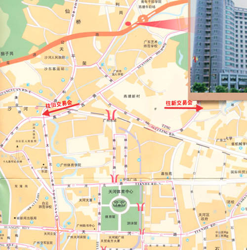 Galaxy Hotel ,Guangzhou Map