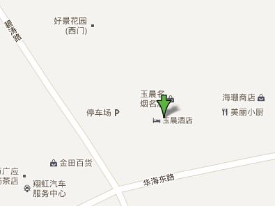 Yuchen Hotel, Zhuhai Map