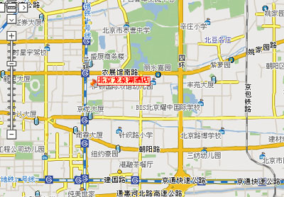Beijing Longquanhu Hotel Map