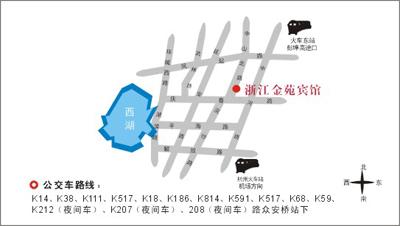Hangzhou Jinyuan Hotel Map