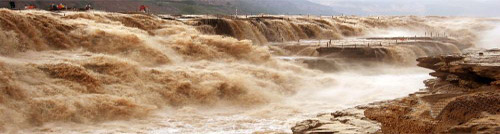 Yellow River Hukou Waterfall