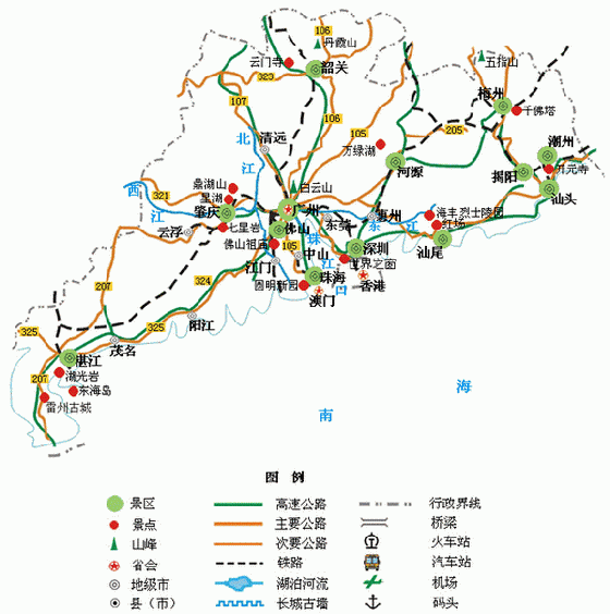 Guangdong E-map