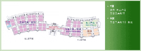Phase 2 of Yiwu International Trade City Market Plan (District F & G) - 2nd Floor Plan
