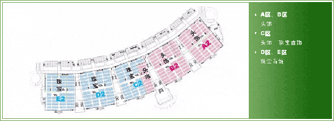 Phase 1 of Yiwu International Trade City Market Plan - 4th Floor Plan