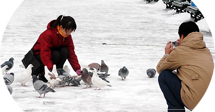 Bingcheng foreign visitors to the occasion 