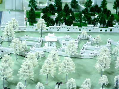 Fairy-tale world model of the maze area