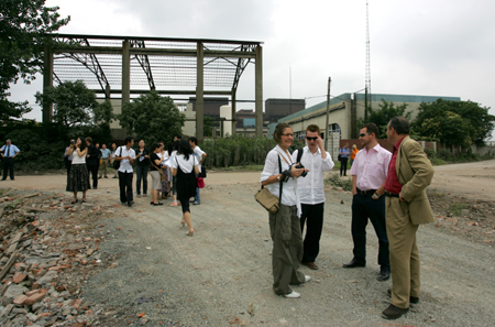 British designers visit World Expo site