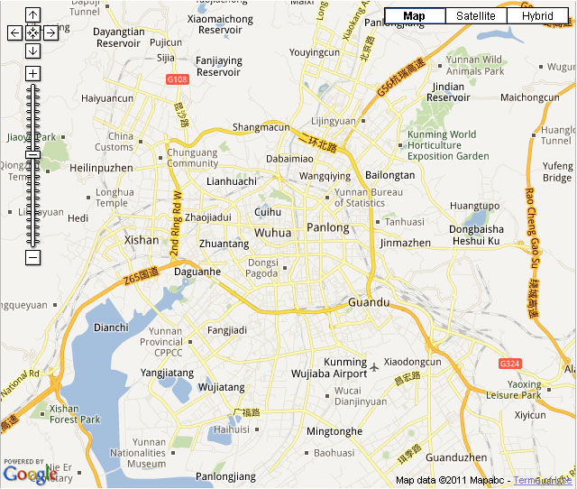 Kunming Downtown Map