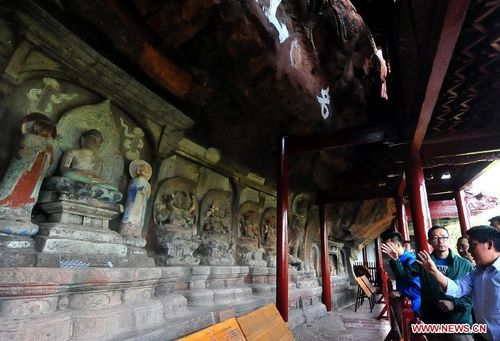 All grotto sculptures in Shibao Mountain open to public