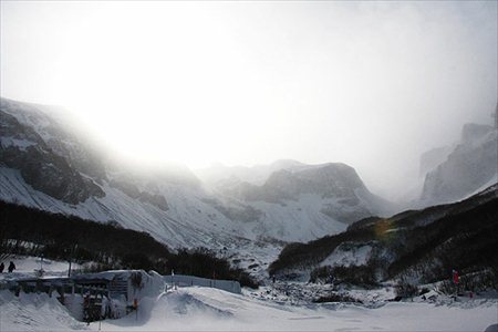 Beautiful winter forest of Changbai Mountain in Jilin, NE China