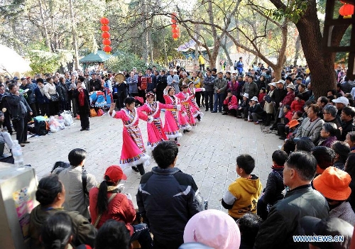 Citizens go for outdoor activities in Kunming