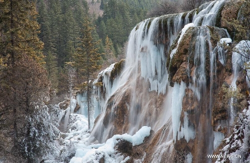 Icefall scenery in SW China