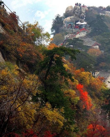 Scenery of Huashan Mountain in NW China