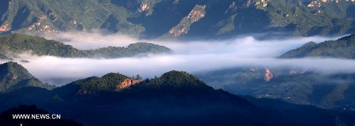 Scenery of mountainous areas in Beijing's Huairou District