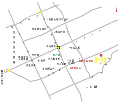 Jia Yu Guan International Hotel Map