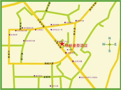 GreenTree Inn Chongqing Southwest Hotel Map