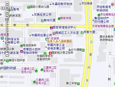 8.8 Beijing chain hotels--San Li River Branch Map