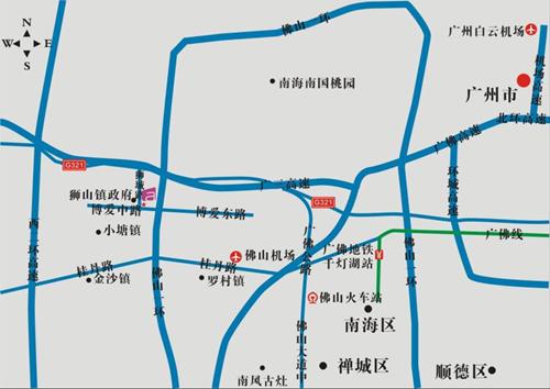 Aloft Nanhai Foshan Hotel Map