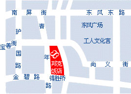 Bank Hotel, Kunming Map