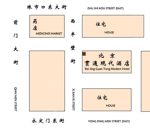 GOTO Modern Hotel Map