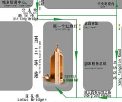 Beijing Xinyuan Hotel Map