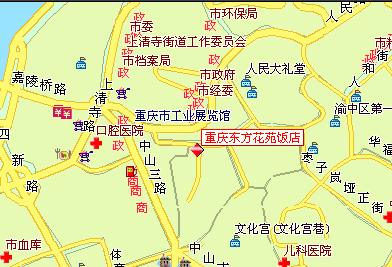 Chongqing East Garden Hotel Map