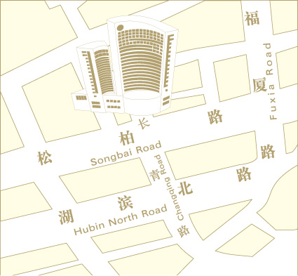 Xiamen Jinmin Central Hotel Map
