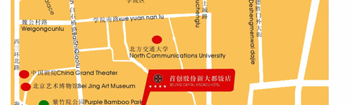 Capital Xindadu Hotel Map