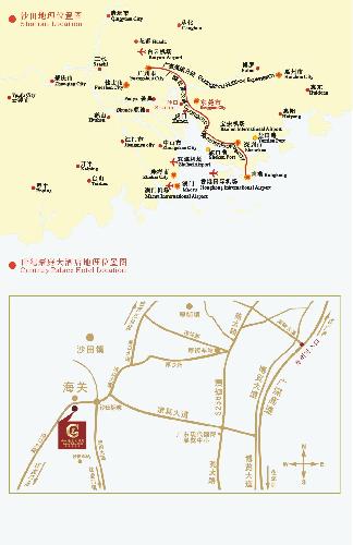 Century Luxury Hotel, Dongguan Map