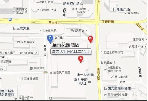 Chengdu Shang Garden Hotel Map
