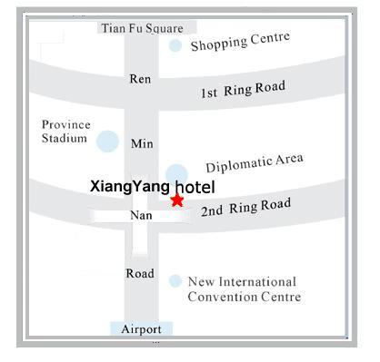 Chengdu XiangYang Hotel Map