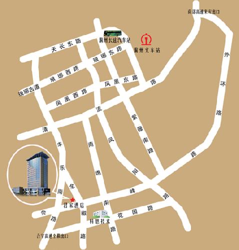 Chuzhou King House Hotel Map