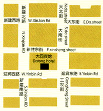 Datong hotel Map