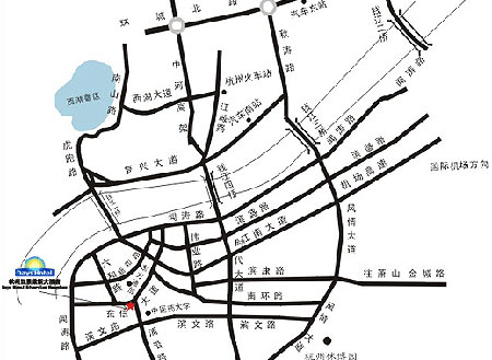 Days Hotel Riverview Hangzhou Map