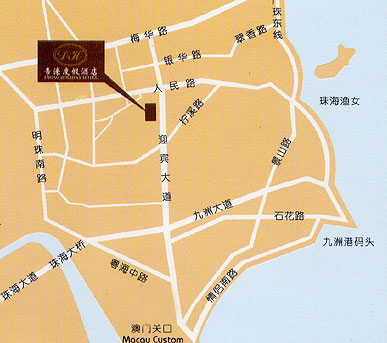 Dihao Holiday Hotel, Zhuhai Map
