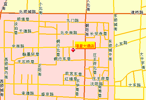 Eletel Hotel, Shengyang Map