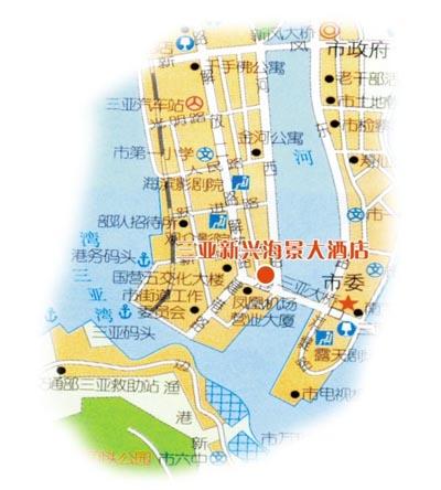 Emerging Seaview Hotel, Sanya Map