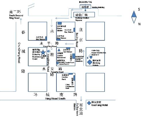 Enjoying International Hotel Map