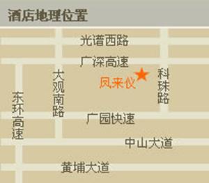 Guangzhou FengLaiYi Business Hotel Map