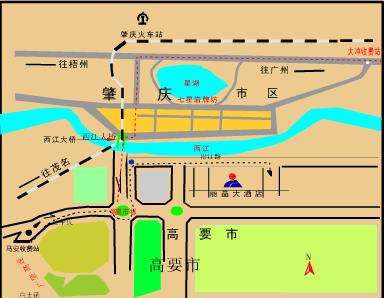 Gaoyao Regent Hotel, Zhaoqing Map